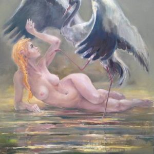 „Panna z żurawiem”