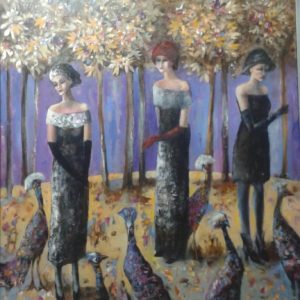 „Trzy gracje wieczorową porą”