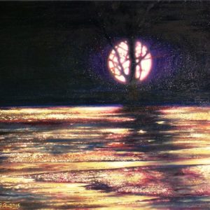„Moonlit II” z cyklu Smólskie plenery