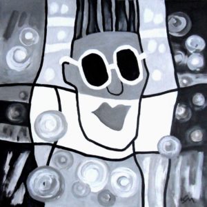 „Pływanie w szampanie”, cykl Odcienie szarości