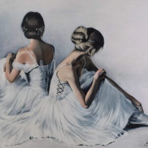 Agata Mikulska Sienkiewicz„Dwie tancerki /Rozmowa/” z cyklu „Poza sceną”