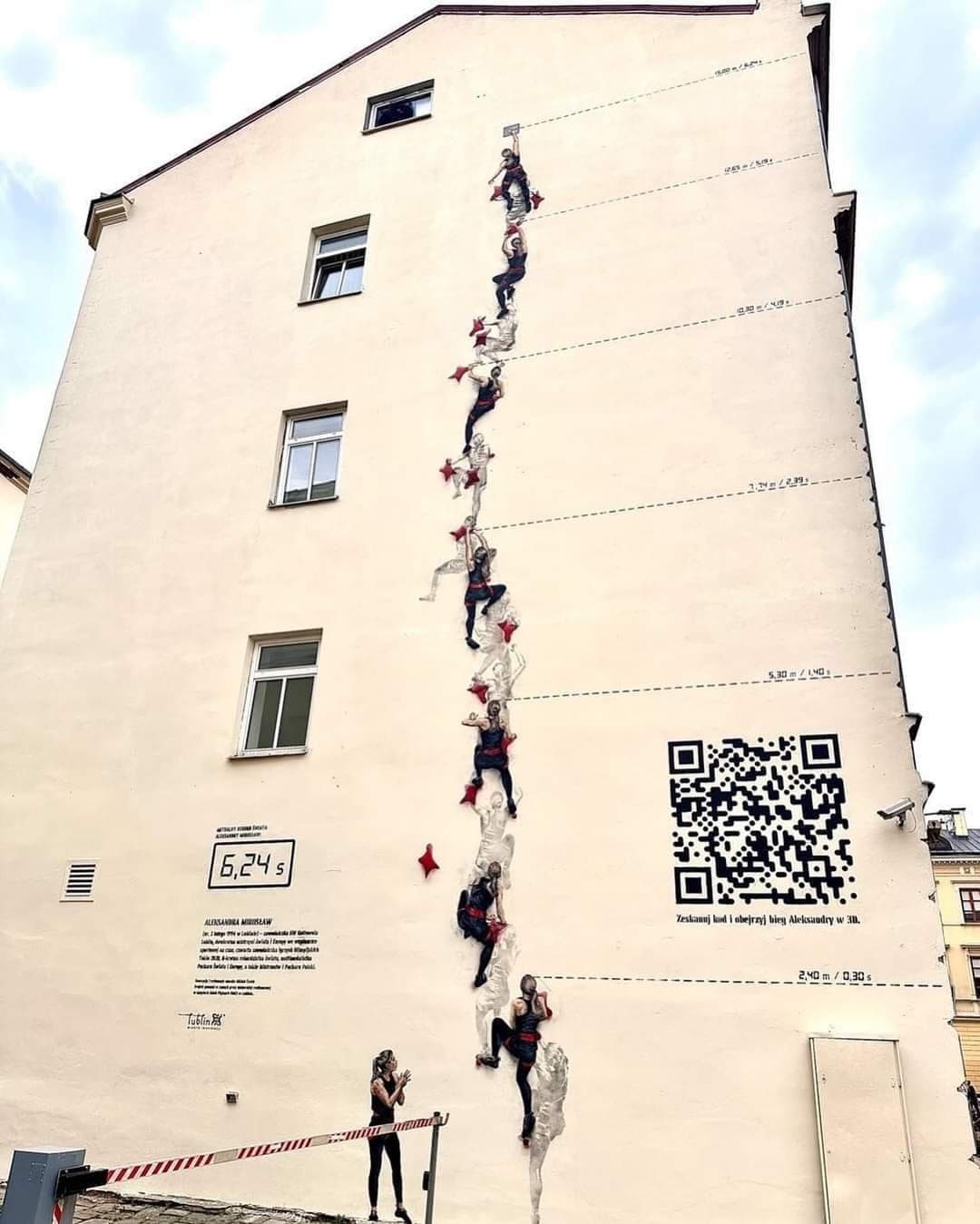 Mural w hołdzie dla Oli Mirosław