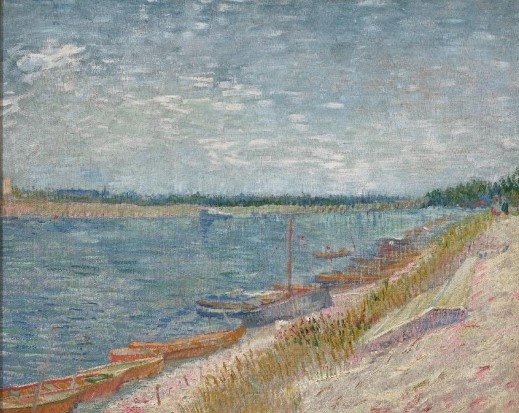 Vincent van Gogh, Les canots amarrés, 1887 | źródło: Christie’s