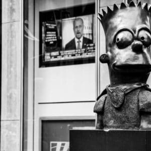 Bart Simpson na ulicach Nowego Jorku