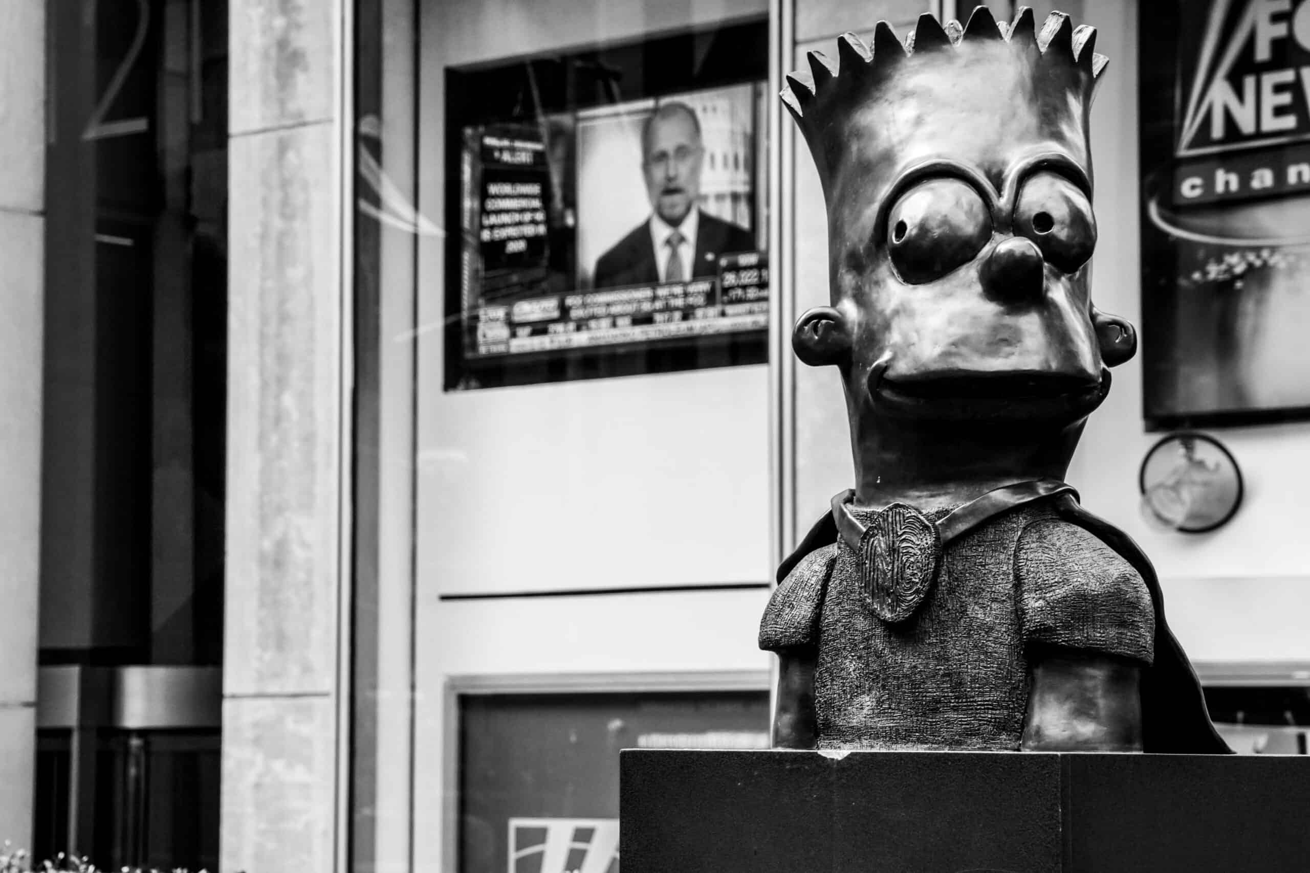 Bart Simpson na ulicach Nowego Jorku